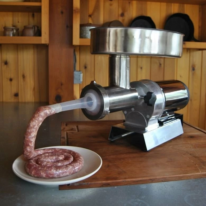 Weston Butcher Series Commercial Grade #22 Electric Meat Grinder - 1.0 HP - Image 4