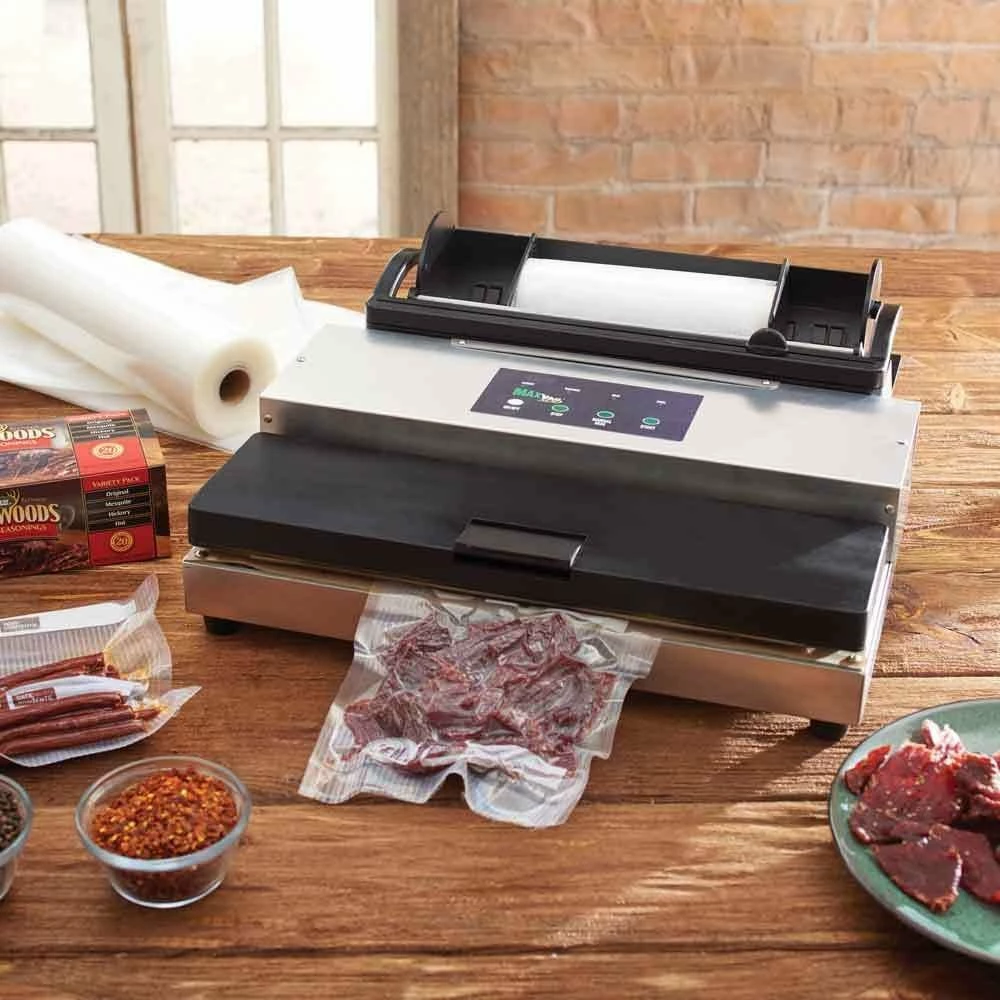 LEM MaxVac 500 Vacuum Sealer With Bag Holder & Cutter 4 LEM MaxVac 500 Vacuum Sealer With Bag Holder & Cutter - Image 2