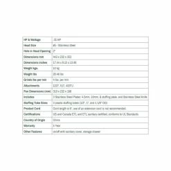 LEM Big Bite Meat Grinder #5 -Coffee & Espresso Elegant store 17771specs