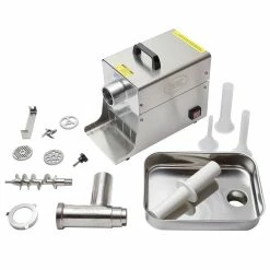 LEM Big Bite Meat Grinder #8 With 1/8" (3mm) And 1/4" (6mm) Grinder Plates -Coffee & Espresso Elegant store 1779 bb8grinder group web 7