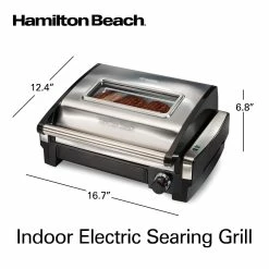 Hamilton Beach Home Hamilton Beach Searing Grill With Lid Window -Coffee & Espresso Elegant store 25361 vpa 08