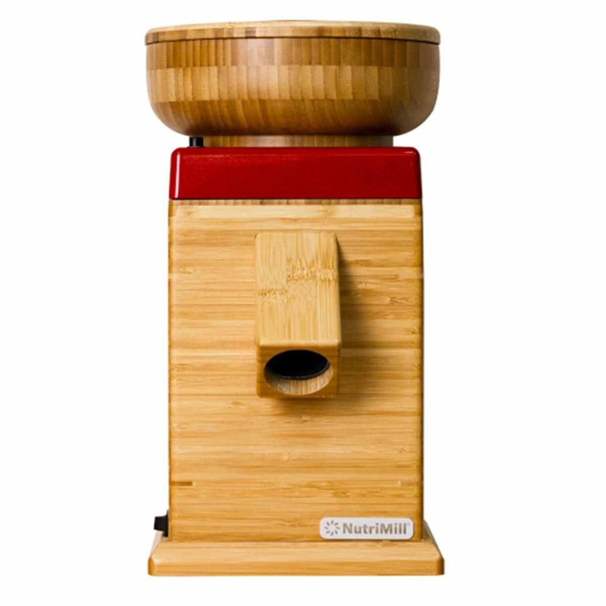 NutriMill Harvest Grain Mill | Cayenne Red Trim 3 NutriMill Harvest Grain Mill | Cayenne Red Trim