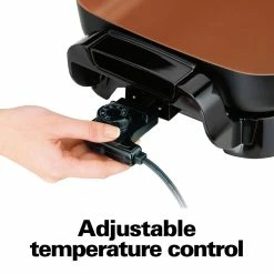 Hamilton Beach Home Hamilton Beach Durathon Ceramic Skillet With Removable Pan -Coffee & Espresso Elegant store 38529 vpa 04