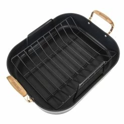 Viking 16" Roasting Pan | Black & Copper 9 Viking 16" Roasting Pan | Black & Copper -Coffee & Espresso Elegant store 40051 9902chc 05