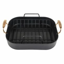 Viking 16" Roasting Pan | Black & Copper 10 Viking 16" Roasting Pan | Black & Copper -Coffee & Espresso Elegant store 40051 9902chc 07