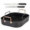 Viking 16" Roasting Pan | Black & Copper 1 Viking 16" Roasting Pan | Black & Copper -Coffee & Espresso Elegant store 40051 9902chc 2400x2400