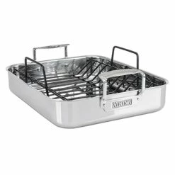 Viking 3-Ply Roasting Pan With Nonstick Rack (16" X 13")