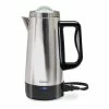 Capresso 12-Cup Electric Coffee Perk With Glass Lid | Stainless Steel -Coffee & Espresso Elegant store 405.05 silo hr