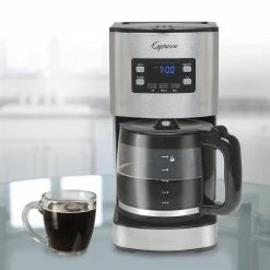 Capresso SG300 Coffee Maker | Stainless Steel -Coffee & Espresso Elegant store 434.05 ho lifestyle hr