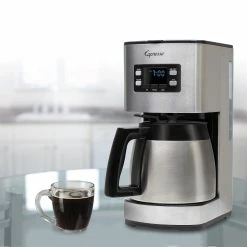 Capresso ST300 10-Cup Coffee Maker With Thermal Carafe | Stainless Steel -Coffee & Espresso Elegant store 435.05 lifestyle hr