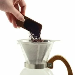Norpro Pour Over Coffee Maker With Stainless Steel Filter -Coffee & Espresso Elegant store 5588 pouring coffee grindsw