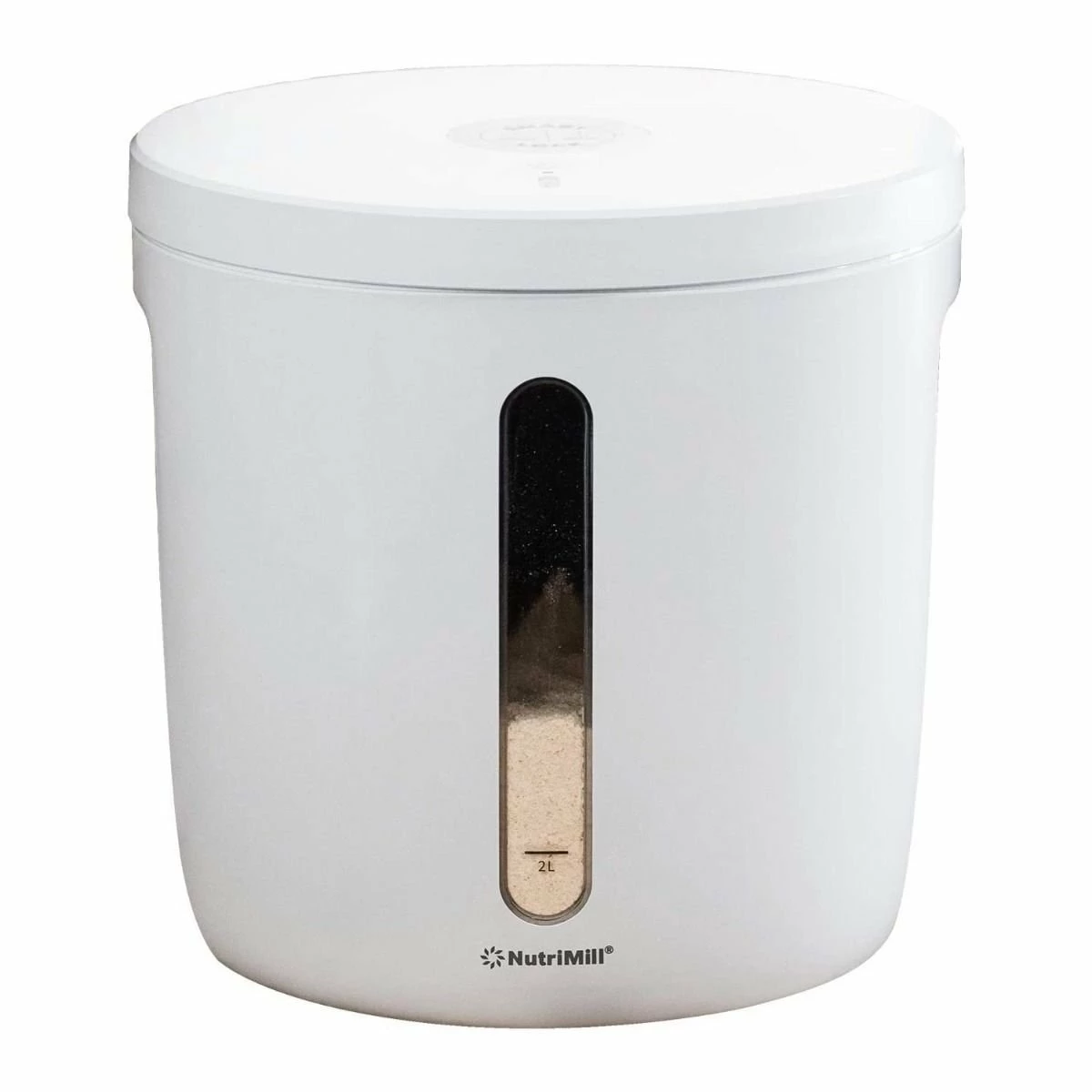 NutriMill Harvest Grain Mill | Blue + Cutting Board & Canister Bundle 5 NutriMill Harvest Grain Mill | Blue + Cutting Board & Canister Bundle - Image 3