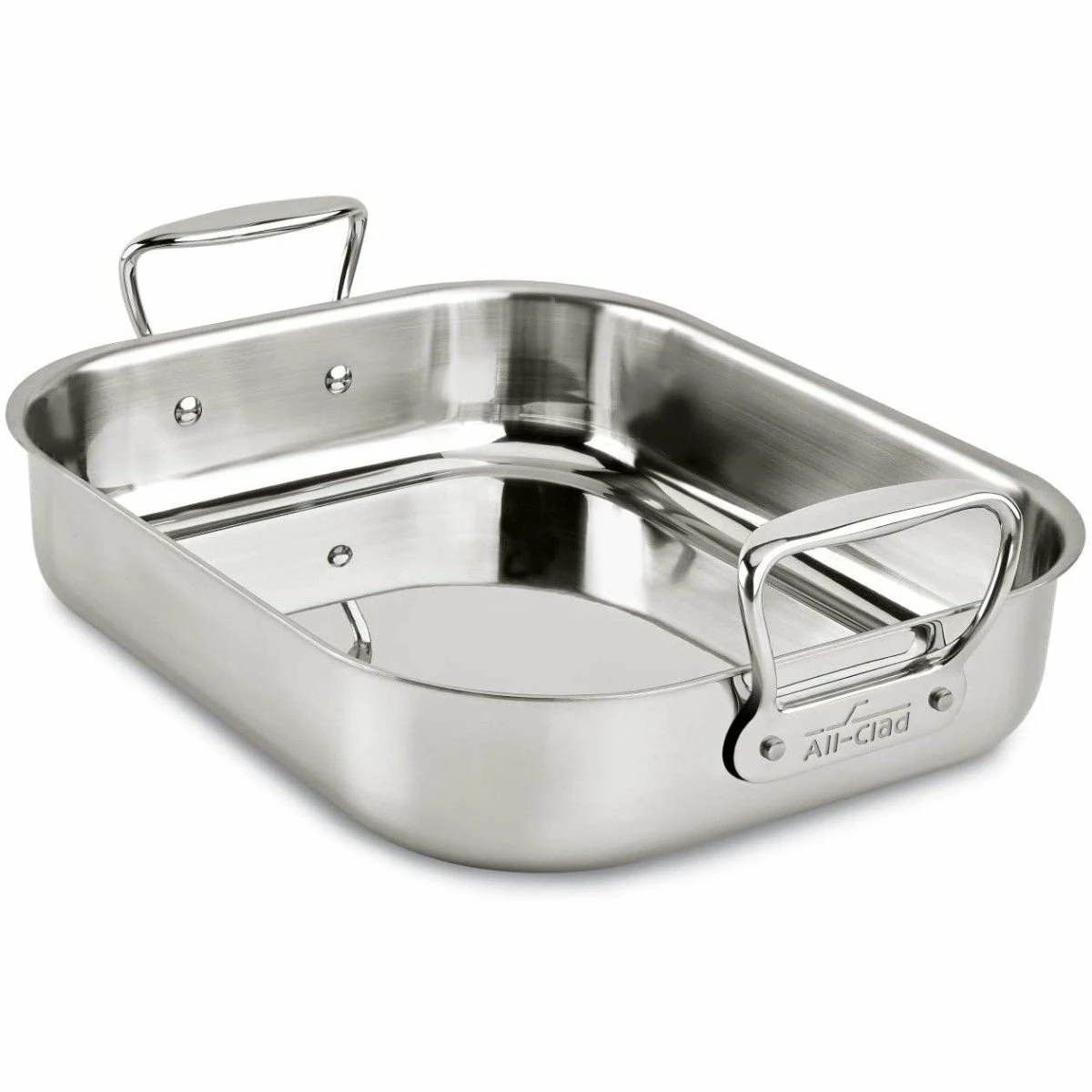 All-Clad Stainless Steel Roaster With Rack | Small - 14" X 11" 5 All-Clad Stainless Steel Roaster With Rack | Small - 14" X 11" - Image 3