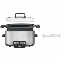 Cuisinart Stainless Steel 3-in-1 Cook Central® Multicooker | 6 Qt. -Coffee & Espresso Elegant store 61vmowfbe l. ac sl1200