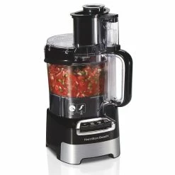 Hamilton Beach Home Hamilton Beach 10-Cup Stack & Snap Food Processor | Black & Stainless