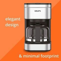 Krups Simply Brew 5-Cup Drip Coffee Maker | Stainless Steel -Coffee & Espresso Elegant store 71ipoasx7kl. ac sl1500