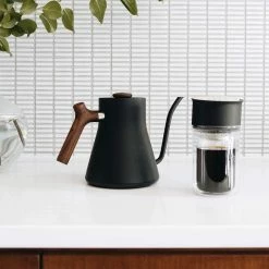 Fellow Stagg EKG Electric Pour Over Kettle | Matte Black & Walnut -Coffee & Espresso Elegant store 71n55 uqems. ac sl1500