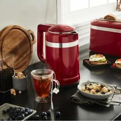 KitchenAid 1.5 Liter Electric Kettle With Dual-Wall Insulation | Empire Red -Coffee & Espresso Elegant store 71osih3tiul. ac sl1500