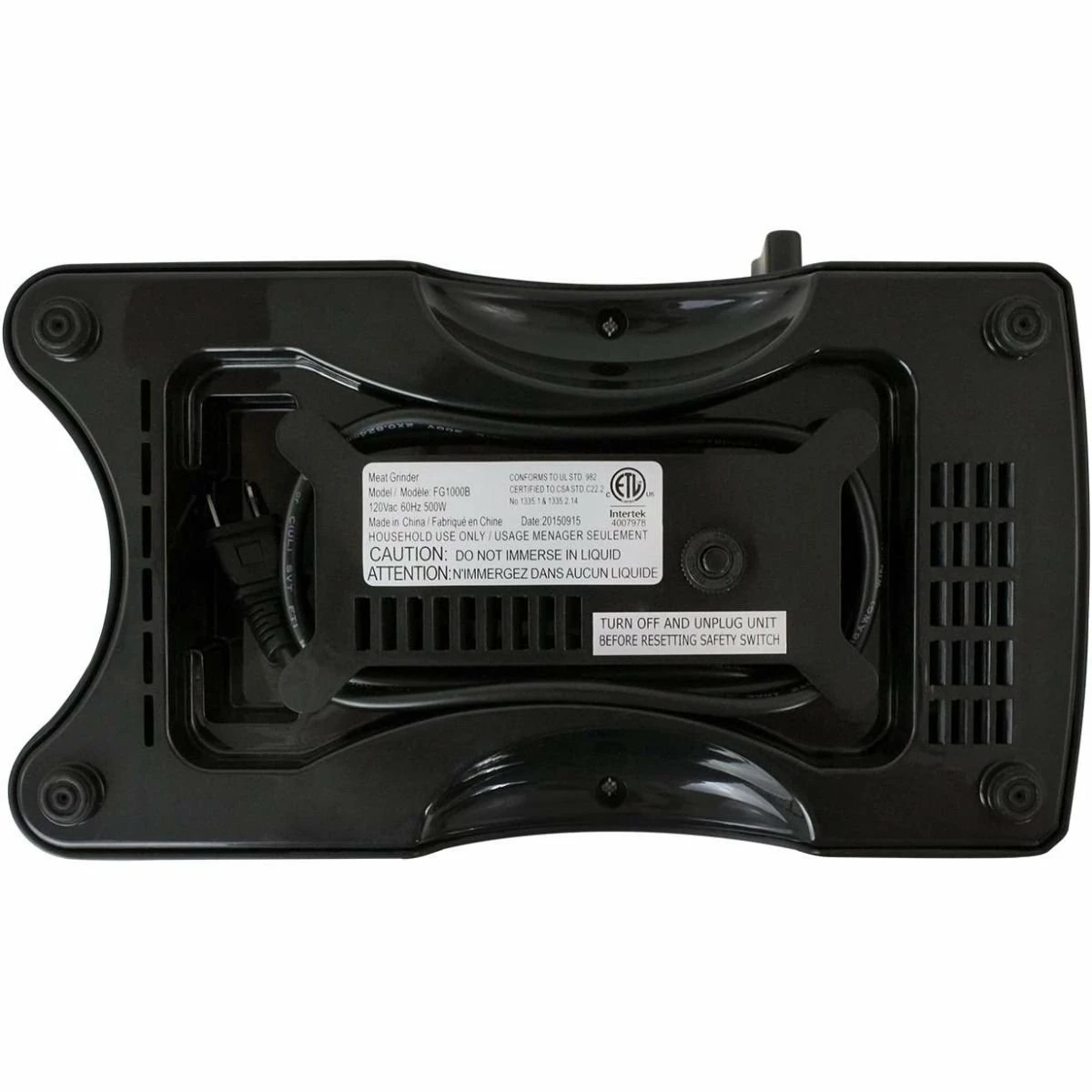 Chard #12 Electric Grinder | Black 8 Chard #12 Electric Grinder | Black - Image 6