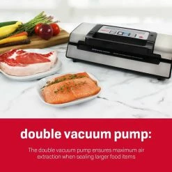 Nesco / American Harvest Nesco Deluxe Vacuum Sealer -Coffee & Espresso Elegant store 71qy7hvq4wl. ac sl1500