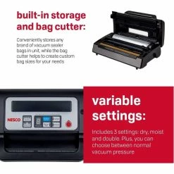 Nesco / American Harvest Nesco Deluxe Vacuum Sealer -Coffee & Espresso Elegant store 71zyjeklfhl. ac sl1500