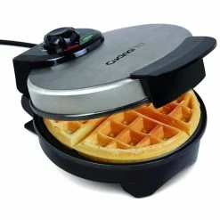 Cucina Pro CucinaPro Classic Round Belgian Waffle Maker -Coffee & Espresso Elegant store 815l6 tafyl. ac sl1500