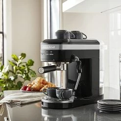 KitchenAid Semi Auto Metal Espresso Maker | Onyx Black -Coffee & Espresso Elegant store 81lfhagcwil. ac sl1500