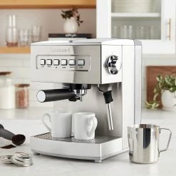Cuisinart Programmable 15-Bar Espresso Maker | Stainless Steel -Coffee & Espresso Elegant store 81nwsjszdhs. ac sl1500