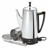 Presto® Stainless Steel Electric Coffee Percolator | 12-Cup -Coffee & Espresso Elegant store 81upf0soeel. ac sl1500