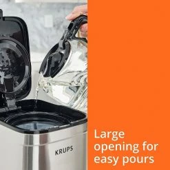 Krups Simply Brew 5-Cup Drip Coffee Maker | Stainless Steel -Coffee & Espresso Elegant store 81zby2sm9il. ac sl1500