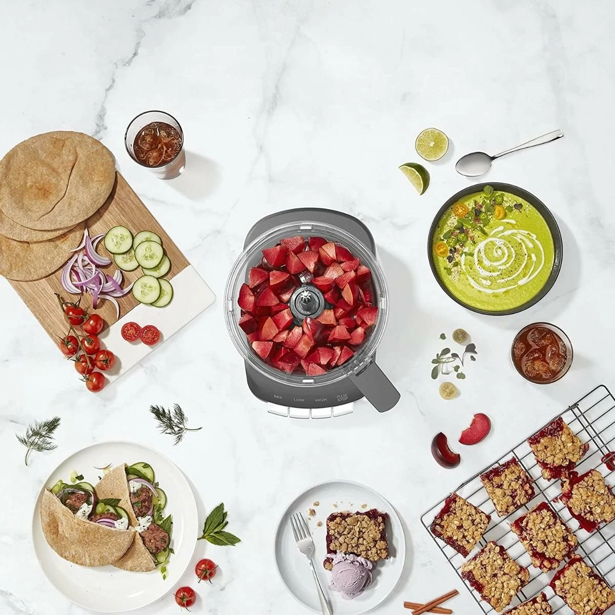 Cuisinart Core Custom 13-Cup Multifunctional Food Processor | Anchor Gray 6 Cuisinart Core Custom 13-Cup Multifunctional Food Processor | Anchor Gray - Image 4