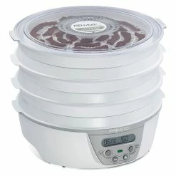 Presto® Dehydro® Digital Electric Food Dehydrator | Round -Coffee & Espresso Elegant store 91snnks lal. ac sl1500