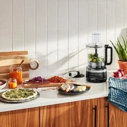 KitchenAid 9-Cup Food Processor | Onyx Black -Coffee & Espresso Elegant store 91x6ygca7bl. ac sl1500