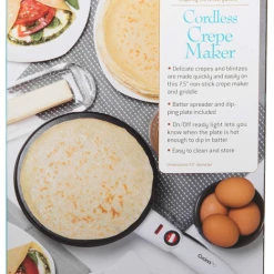 Cucina Pro CucinaPro Cordless Crepe Maker -Coffee & Espresso Elegant store 997