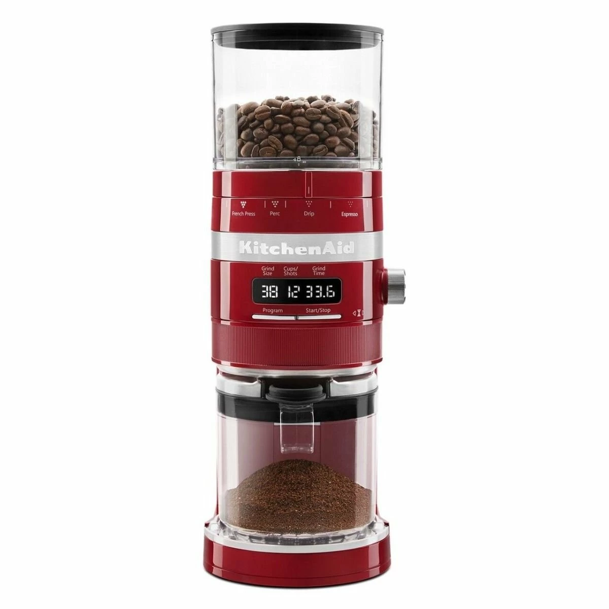 KitchenAid Burr Grinder With Dose Control | Empire Red 6 KitchenAid Burr Grinder With Dose Control | Empire Red - Image 4