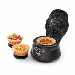 Presto® Belgian Waffle Bowl Maker -Coffee & Espresso Elegant store belgianwafflebowlmakeronwhite3