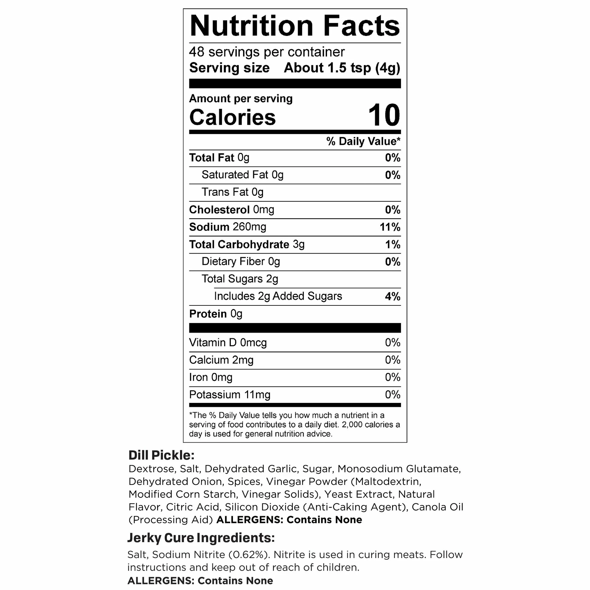 Nesco / American Harvest NESCO Jerky Seasoning | Dill Pickle (3 Pack) 5 Nesco / American Harvest NESCO Jerky Seasoning | Dill Pickle (3 Pack) - Image 3