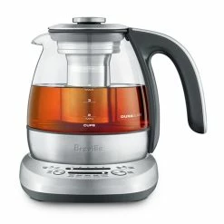 Breville The Smart Tea Infuser Compact Electric Tea Maker | Brushed Stainless Steel -Coffee & Espresso Elegant store btm500clr1bus1 3
