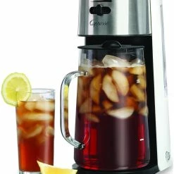 Capresso Iced Tea Maker With Glass Carafe -Coffee & Espresso Elegant store capresso ice tea maker filled 624.02 compressed
