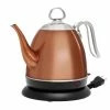 Chantal 32 Ounce Mia Electric Kettle - Copper -Coffee & Espresso Elegant store chantal 32 oz mia electric kettle bronze