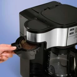Hamilton Beach Home 2-Way Coffee Brewer -Coffee & Espresso Elegant store coffee maker 2 way brewer 49980z inset02