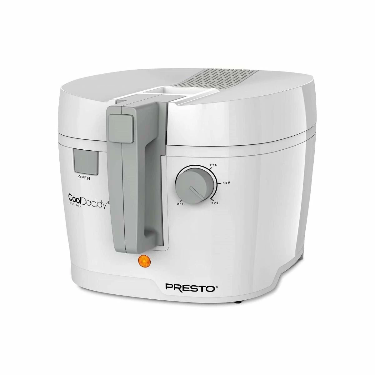 Presto® CoolDaddy® Cool-Touch Deep Fryer With Removable Bucket | 2 Qt. - White 3 Presto® CoolDaddy® Cool-Touch Deep Fryer With Removable Bucket | 2 Qt. - White