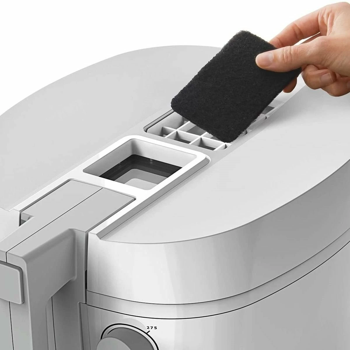 Presto® CoolDaddy® Cool-Touch Deep Fryer With Removable Bucket | 2 Qt. - White 4 Presto® CoolDaddy® Cool-Touch Deep Fryer With Removable Bucket | 2 Qt. - White - Image 2