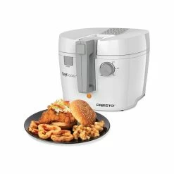 Presto® CoolDaddy® Cool-Touch Deep Fryer With Removable Bucket | 2 Qt. - White 11 Presto® CoolDaddy® Cool-Touch Deep Fryer With Removable Bucket | 2 Qt. - White -Coffee & Espresso Elegant store cooldaddywhite3
