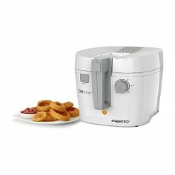 Presto® CoolDaddy® Cool-Touch Deep Fryer With Removable Bucket | 2 Qt. - White 12 Presto® CoolDaddy® Cool-Touch Deep Fryer With Removable Bucket | 2 Qt. - White -Coffee & Espresso Elegant store cooldaddywhite4
