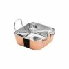 Winco Square Copper Plated Mini Roasting Pan | 5.1875" -Coffee & Espresso Elegant store ddsb 202c