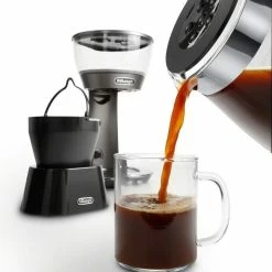 DeLonghi De'Longhi 3-in-1 Specialty Pour Over Coffee Brewer 10 DeLonghi De'Longhi 3-in-1 Specialty Pour Over Coffee Brewer -Coffee & Espresso Elegant store delonghi sca gold cup master brewer pour over smooth pouring