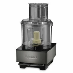 Cuisinart Custom 14-Cup Food Processor | Black Stainless -Coffee & Espresso Elegant store dfp14bksy left