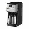 Cuisinart 10-Cup Automatic Grind & Brew Coffeemaker With Thermal Carafe | Black & Stainless Steel -Coffee & Espresso Elegant store dgb 450 2