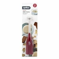 Zyliss Milk Frother | Red -Coffee & Espresso Elegant store e990034u 2